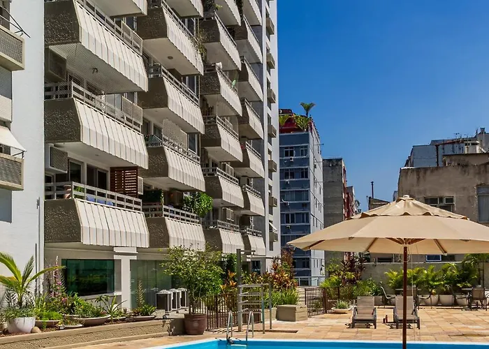 Flat - Melhor localização em Copacabana com vista para o Cristo e Estacionamento Rio de Janeiro
